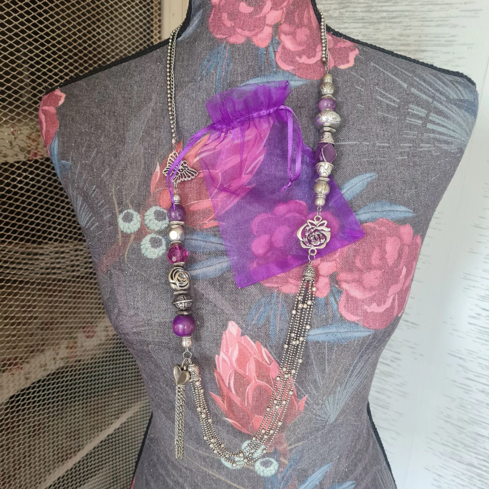 Superbe collier long 